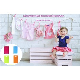Washing board mini washboards plastic wash board for baby cloth small Items cloth diapeers used in bathroom sink small basin lightweight travelling small size (Green)