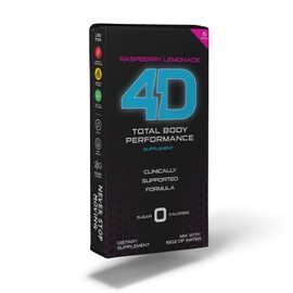 4D Total Body Supplements - Drink Mixes - Electrolytes, Aminos, Vitamins & Energy Powder Packets - Zero Calories & Sugars - Gluten Free, Non-GMO, Keto & Vegan Friendly