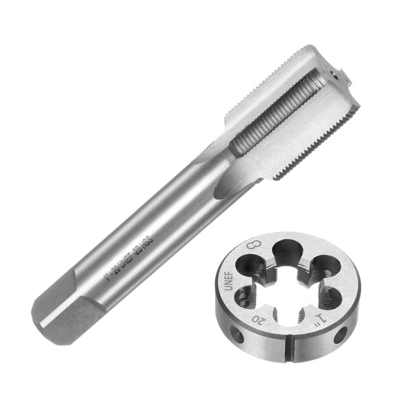 uxcell 2pcs Tap and Die Set, Metric 1-20 UNEF Thread