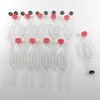 Pack of 10 Plastic Bubbler Airlock With 2 Air Chambers and a