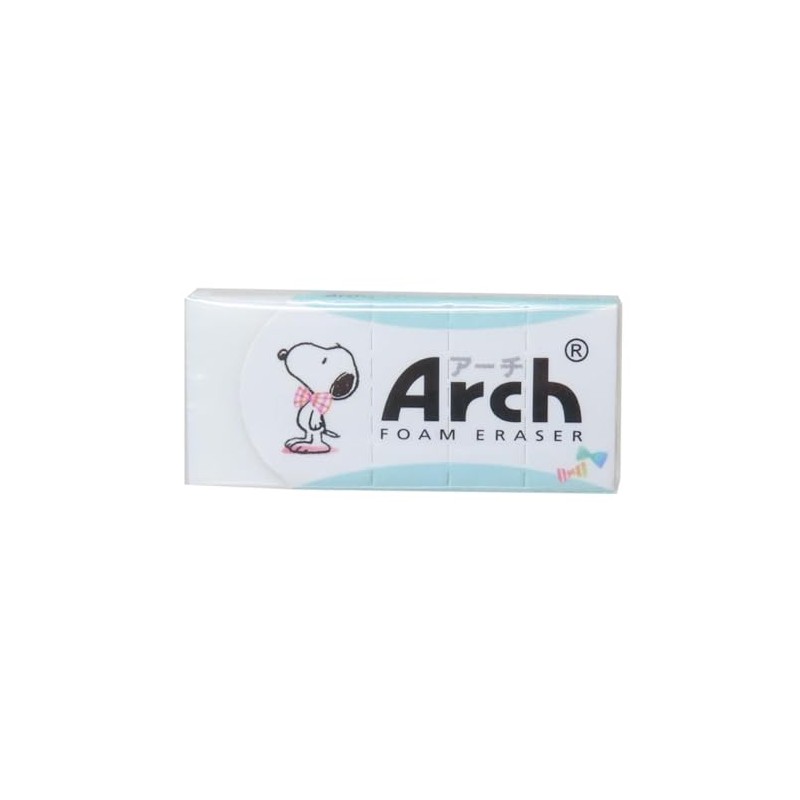 Snoopy [Eraser] Arch Mini Eraser / COLORFUL RIBBON Peanuts