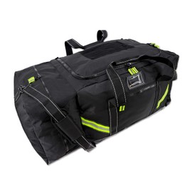 Lightning X Firefighter Premium 3XL Step-In Turnout Gear Bag - Black w/NO LOGO (Customizable)