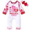 MINIFEIKO 3-6 Months Baby Girl Valentiens Clothes 1st My Heart