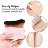 FUZVOL Tanning brush,Self Tan Brush,Blending Buffing Stippling Foundation Brush,Liquid Powder