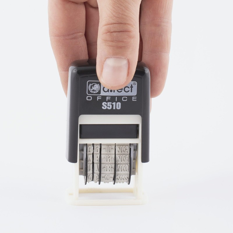 D.RECT S510 Date Stamp for Office, Teacher and Invoice -