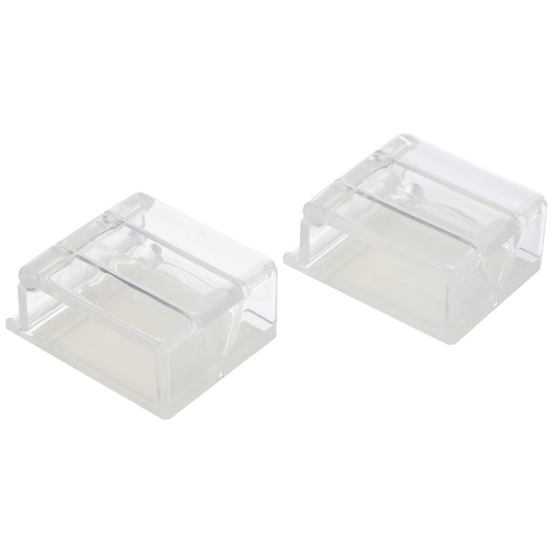 Kleine Wolke 0279000000 Shower Curtain Clips Set of 2 Transparent