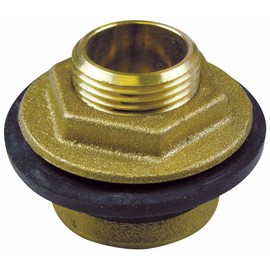 American Standard Brass and Rubber Inlet Spud, Brass, for Use with Urinals with 3/4" Inlets, for Use with Grainger ITE