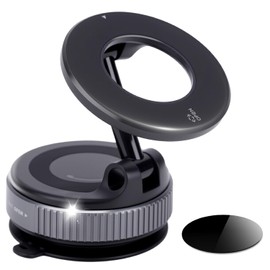 Soporte magnético para Coche, Soporte para teléfono para salpicadero, Soporte magnético con Ventosa para Coche, Soporte Giratorio 360° para y teléfonos Android