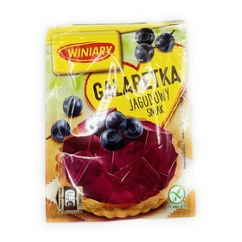 Winiary Jello BLUEBERRY Galaretka 3pc./9 portions Made in Poland