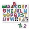 Melissa & Doug Lift & See Alphabet Wooden Peg Puzzle
