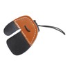 3pcs Archery Finger Tabs Thickened Double Layer PU Leather Archery