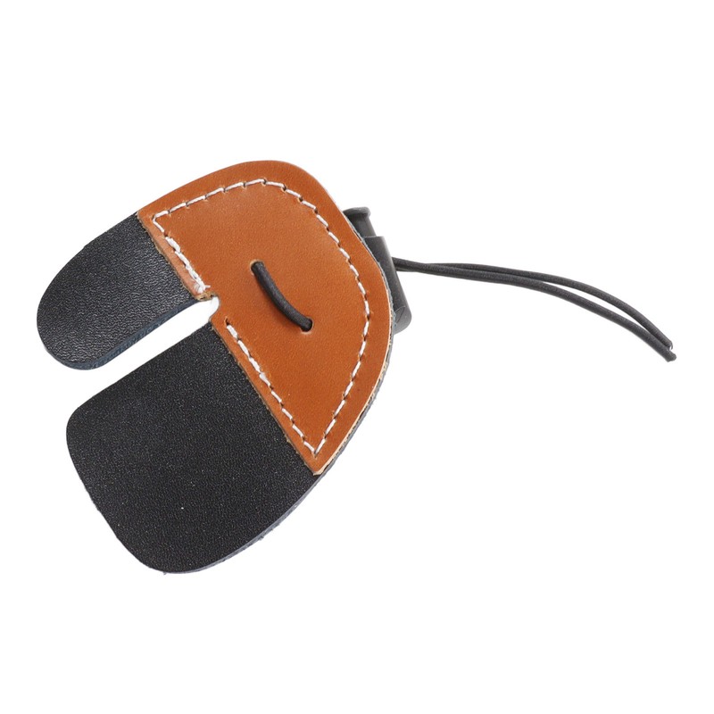 3pcs Archery Finger Tabs Thickened Double Layer PU Leather Archery