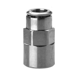 Camozzi 6463 6-1/4 Push In Fitting Female Stud, 6 mm Tube, 1/4" Thread (Pack of 10)