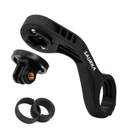 Saurka Bicycle Computer Mount for Garmin Edge 1040 1030 840 830 540 530 130-Designed for 25.4 31.8 35mm Bike Handlebars Equipped with Quick Release for Gopro Mount Adapter and Light Holder