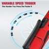 KITLUCK Cordless Electric Ratchet Wrench Set, 3/8" 12V Extended Power