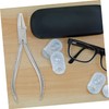 VILLFUL Steel Eyeglass Pliers Multi-purpose Adjusting Tool Flat Head Pliers