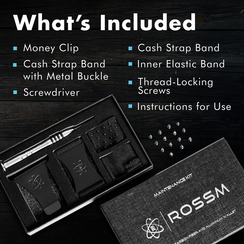 ROSSM Maintenance kit tools and replacement parts for your wallet