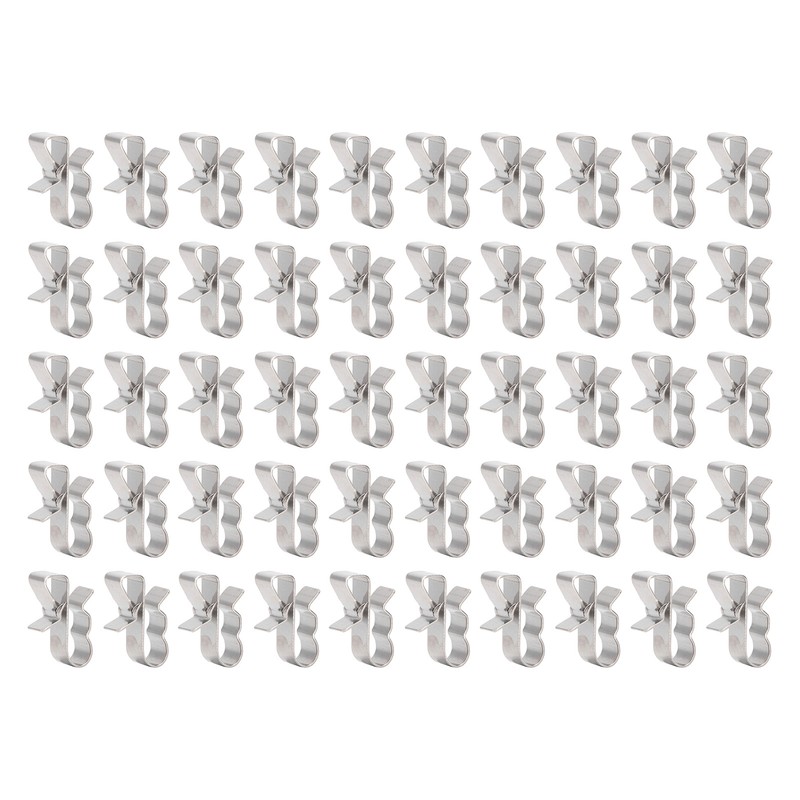 50Pcs Photovoltaic Cable Clip Wire Clamp Cord Fixing Holder Set