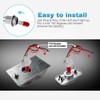Partsam Replacement for Hummer H2 Cab Roof Lights Smoked Housing