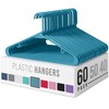 Plastic Hangers 50 Pack Blue - Clothes Hangers - Makes
