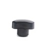 Star Knobs M5 x 50mm Triangle Head Screw Clamping Nuts