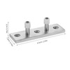 LALAFINA Stainless Steel Barn Door Stopper Easy Install No Tools