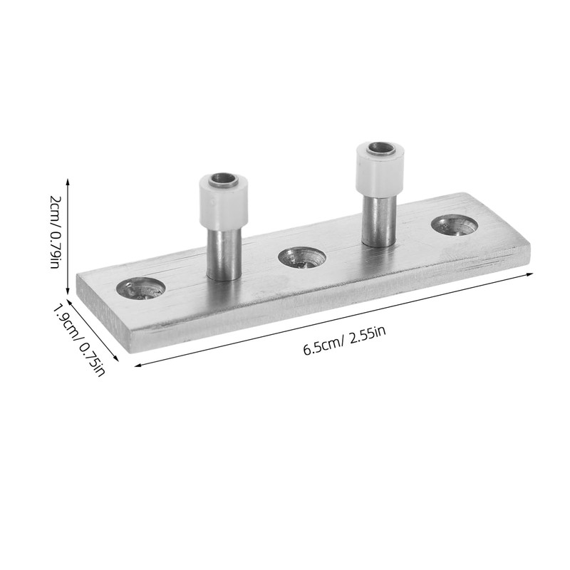 LALAFINA Stainless Steel Barn Door Stopper Easy Install No Tools