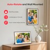 Frameo 10.1" Wood WiFi Digital Picture Frame with 32GB Memory,