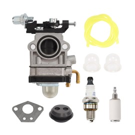 Air Filter Carburetor Carb Fits for 46cc Craftsman Backpack Blower CM46BT CMXGAAH46BT with Gasket, Primer Bulbs Spark Plug Fuel Filter Fuel Line Grommet