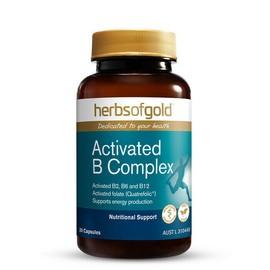 Herbs of Gold Activated B Complex, 30 Capsules