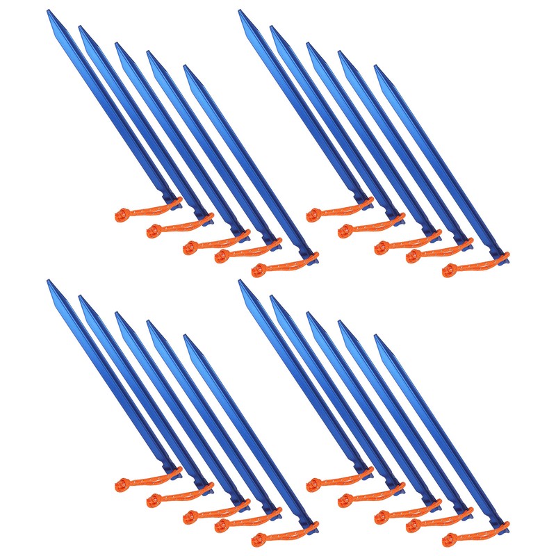 20pcs Tent Stakes V Shape Heavy Duty Tent Peg with