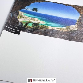 Crystalline Satin Bright White, Poly-Cotton Inkjet Canvas 13in x 19in, 25 Sheets Makes Color and Contrast Art Pop With Its Exquisite Satin Finish