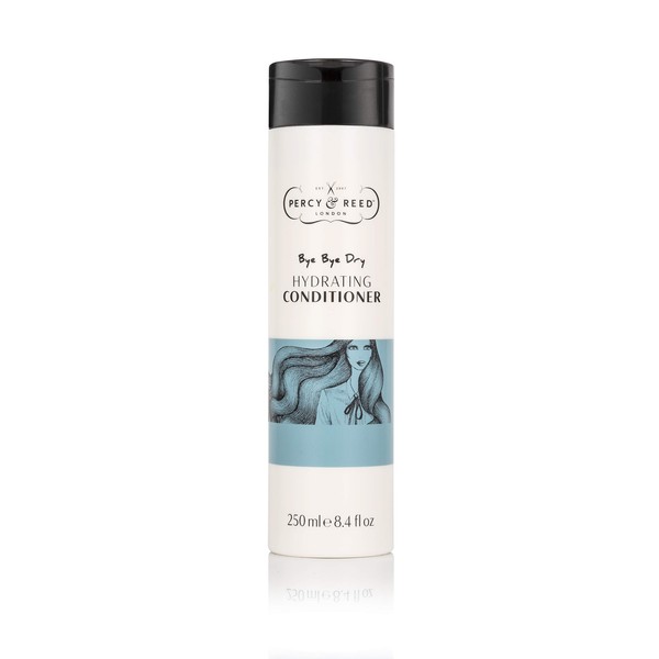 Percy & Reed Bye Bye Dry Hydrating Conditioner - Anti-Frizz Formula Provides Long-Lasting Moisture & Heat Protection - Vitamin B5 & Shea Butter Nourish Dry Hair - 250ml