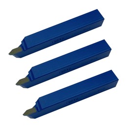 3 pieces external thread lathe steel 16 x 16 mm – turning tool with carbide – quality for steel – DIN282