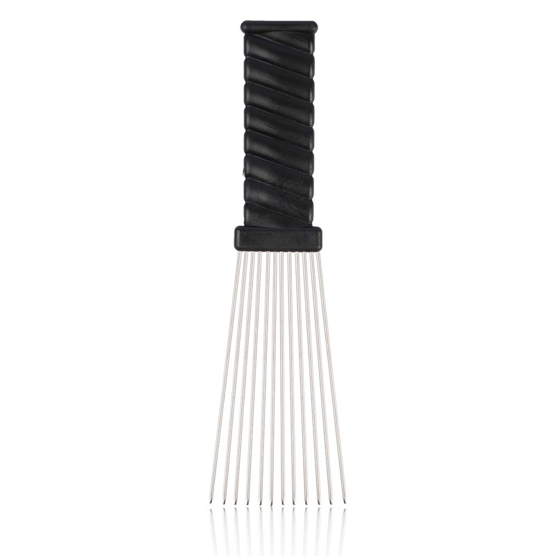 Folansy Wave Style Afro Comb, Metal African American Pick Comb