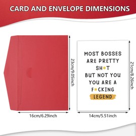 Funny Boss Day Gifts for Boss Bosses Men Women Boss Birthday Card Gifts for Supervisor Leader Boss Lady Thank You Appreciation Gifts for Manager Mentor Best Boss Gifts for Her Him Retirement Christmas