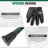 DASBET Rubber Sandblasting Gloves 23.6" Heavy Duty Sandblaster Gloves Kit