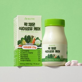 I'm Nutri Full of Dietary Fiber Care Fruits and Vegetables 18 Kinds Balanced 90 Tablets, 6 Pieces / 아임뉴트리 꽉 채운 식이섬유 케어 과채 18종 밸런스 90정, 6개
