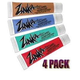 Zinka 4 Pack - Red/Teal/Flesh/Blue