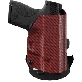 We The People Holsters - Red Carbon Fiber - Right Hand - OWB Holster Compatible with Sig Sauer P238 w/Streamlight TLR-6 Light/Laser