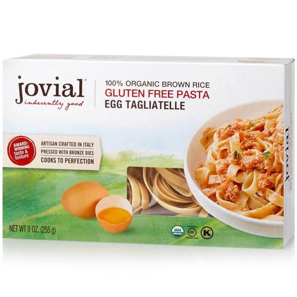 Jovial Organic Brown Rice Pasta Egg Tagliatelle Gluten Free 255g