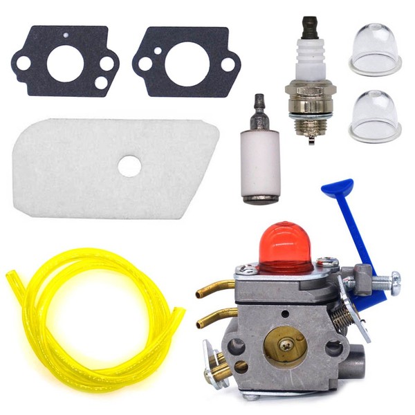 FitBest Carburetor Kit for Husqvarna 128C 128L 128LD 128R 128RJ