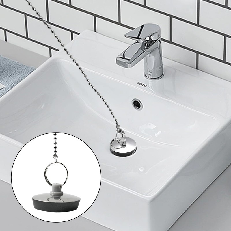 FINEASY 4 PCS Universal Sink Plug, Kitchen Plug for Sink,