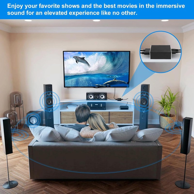 4K HDMI Audio Extractor, HDMI to Optical SPDIF and 3.5mm