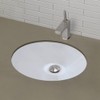 DECOLAV 1412-CWH Mayah Classically Redefined Oval Vitreous China Undermount Lavatory