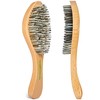 GranNaturals Extra Hard Wave Brush - Curved Boar & Extra