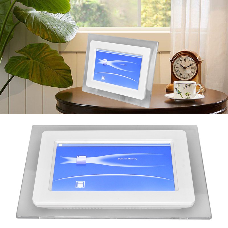 7 Inch Digital Picture Frame 800x480 Single Function Right Angle