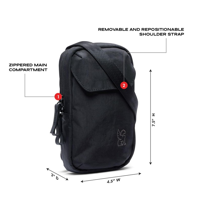 Chrome Industries Logan Pouch - Black, 1 Liter