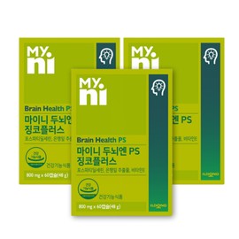 Myny Brain PS Ginkgo Plus 60 capsules 3 boxes / 마이니 두뇌엔 PS 징코플러스 60캡슐 3박스
