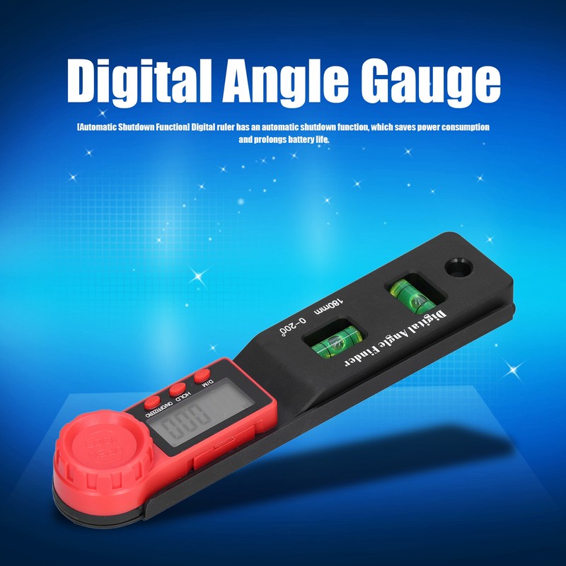Digital Ruler Auto Shutdown Function LCD Display Engineering Plastics Digital